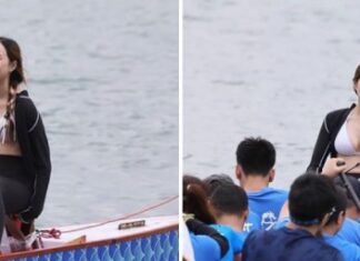 The Chinese Girl in a Dragon Boat: A Swimsuit and Legging Sensation