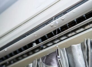 How to Stop Constant Dripping of Air Conditioner Water onto the Wall?