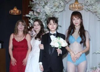 The Most Unconventional Wedding Fashion: Mother of the Groom Wears a Sheer Dress, Daringly Baring Her Underwear and “Outshining” the Bride