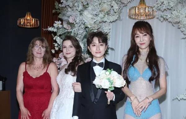 The Most Unconventional Wedding Fashion: Mother of the Groom Wears a Sheer Dress, Daringly Baring Her Underwear and “Outshining” the Bride