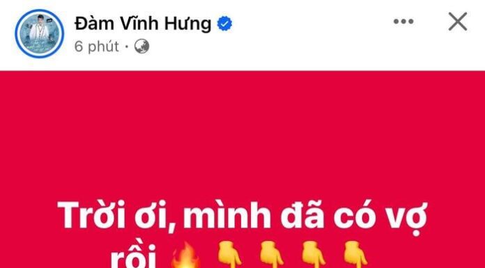 The King of Vietnamese Pop, Dam Vinh Hung, Surprises Fans with Marriage Announcement: A Hearty Congratulations!