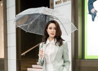 The Wide-Leg Pants Trend: How Hong Diem Rocks This Style On and Off Screen