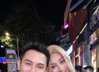 The Ageless Beauty: Lâm Khánh Chi’s Youthful Radiance Defies Age Alongside a Young Gentleman