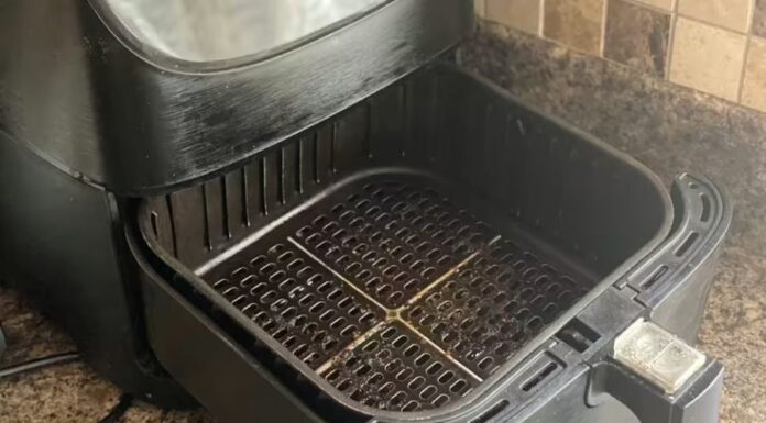 The Secret to Removing Oil and Grease From Your Air Fryer With a Common Household Item
