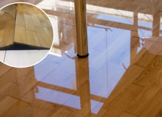 Preventing Cupping in Water-Damaged Wooden Floors