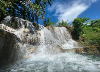 “A Stunning 5-Tiered Waterfall Near Hanoi: Your Summer Oasis”