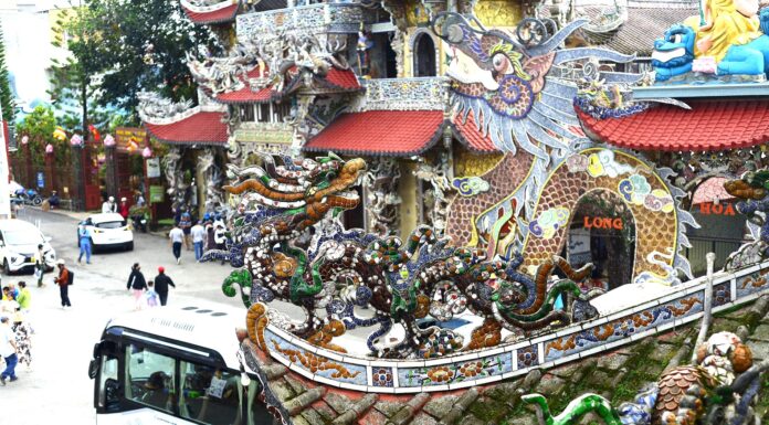 The Mosaic Temple: A Colourful Wonder.