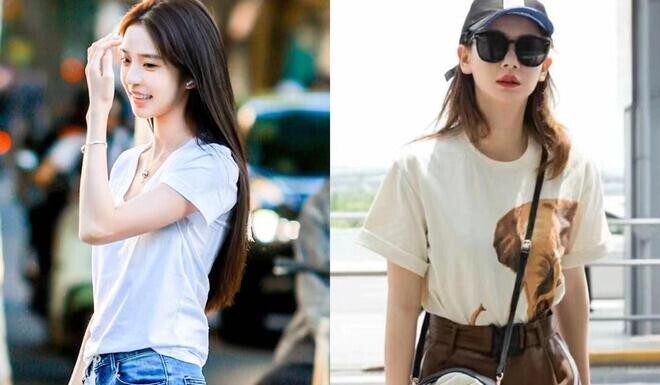 “The Ultimate Guide to T-Shirt Styling: Jeans or Wide-Legs?”