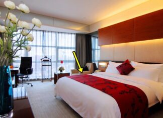 “The Mystery Unveiled: Why Hotels Have Those Small, Horizontal Bedspreads – A Little-Known Fact That Elevates Your Stay”