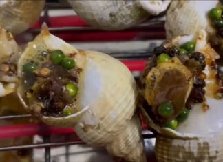 Spicy Green Pepper Grilled Snail: A Delicious Indulgence