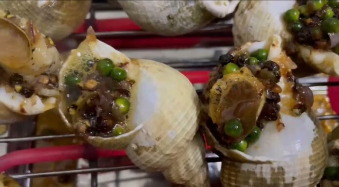 Spicy Green Pepper Grilled Snail: A Delicious Indulgence