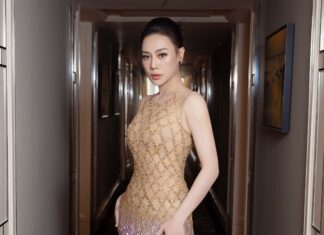 “Unafraid of Jealousy, Phuong Oanh Embraces the Dance Floor with Her Foreign Partner”