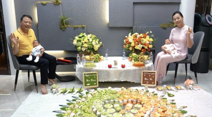 The Ultimate Guide to Baby’s First Month: Shark Binh’s Extravagant Celebration for Twins