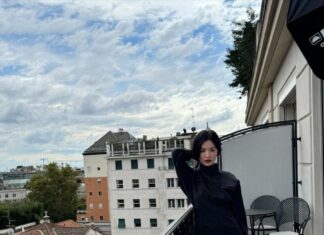 “Ageless Style: Song Hye Kyo Shows Us How to Rock Dark Shades with a Youthful Twist”