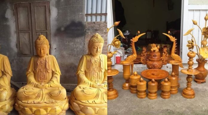 “The Mystique of Mahogany: Unveiling the Ancient Appeal of Mit Wood in Vietnamese Culture and Spirituality”