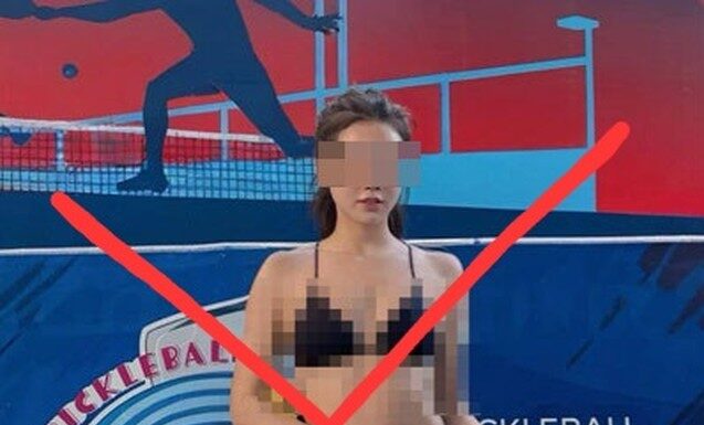 The Real Story Behind the Racy Photo of a Girl Playing Pickleball