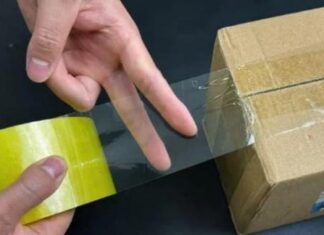 The Fastest Way to Cut Tape: Using Two Fingers Instead of Scissors.