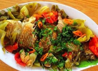 “A Tasty and Hearty Dish: Simmered Carp with Pickles”