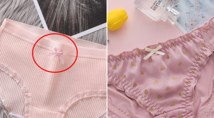 “The Intriguing Bow: Unraveling the Mystery Behind the Delicate Detail on Women’s Underwear”