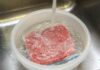 Defrosting Meat by Soaking it in Water: A Common and Harmful Mistake