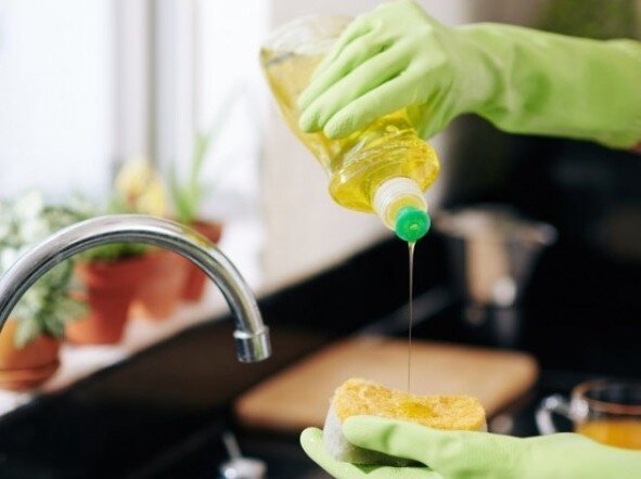 Why You Should Never Pour Dish Soap Directly Onto Your Sponge.