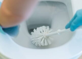 Should You Use Leftover Laundry Detergent Water to Scrub Your Toilet Bowl?