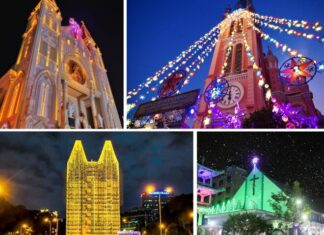 Unveiling the Magic of Christmas: Explore Saigon’s Stunningly Decorated Churches with a Wintry Twist