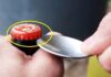The Easiest Way to Open a Beer: Target the Sweet Spot on the Bottle Cap and Pop it Open with Ease