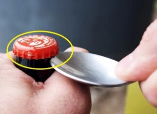 The Easiest Way to Open a Beer: Target the Sweet Spot on the Bottle Cap and Pop it Open with Ease