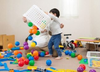 The Messy Trio: Nurturing Young Minds at Home