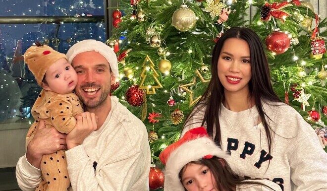 The Biracial Beauty: A Glimpse into the Life of Hà Anh’s 9-Month-Old Charmer