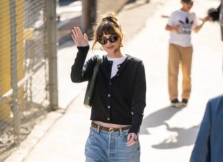 The Denim Darling: How a “Fifty Shades” Star Rocks Her Jeans with Style