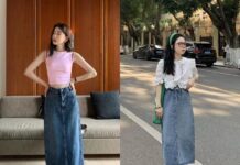 The Long Denim Skirt Trend: A Guide for U30 and U40 Women to Create an Elongated Silhouette with 6 Easy Outfit Ideas