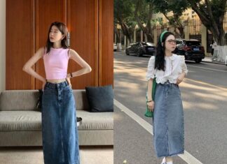 The Long Denim Skirt Trend: A Guide for U30 and U40 Women to Create an Elongated Silhouette with 6 Easy Outfit Ideas