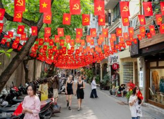 The Captivating Charm of Hanoi’s Streets: A Floral Fiesta for the Eyes