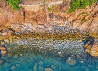 The Most Stunning Beach in Quy Nhon, Once Exclusively for the Nam Phuong Empress, Boasts a Unique Rock Formation