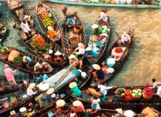 The Only Floating Market in An Giang: Once a Bustling Hub, Now Quiet Despite Tourist Influx