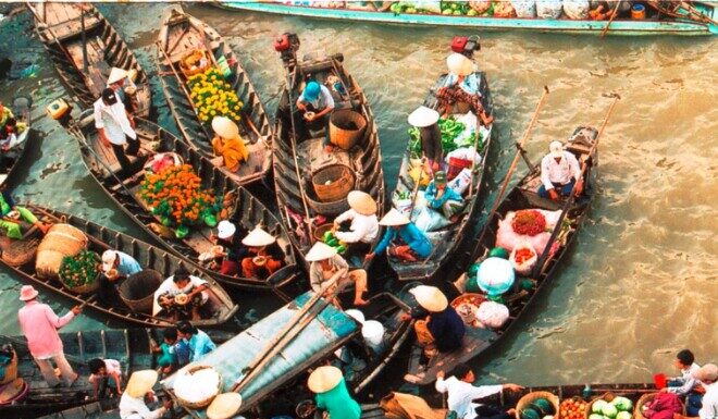 The Only Floating Market in An Giang: Once a Bustling Hub, Now Quiet Despite Tourist Influx