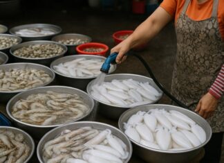 5 Types of Seafood Often Doused in Chemicals: Appealing to the Eye but Hiding a Toxic Secret, Many Unknowingly Purchase These Delicacies.