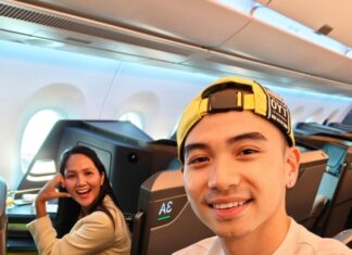 H’Hen Niê Shows Off Her Baby Bump While Exploring Taiwan’s Old Streets With Her Husband.