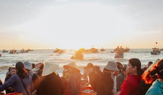 The Hidden Gem of Quang Binh: A Bustling Fish Market Where Locals Find the Freshest Seafood Deals