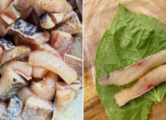 “The Ultimate Crispy Fish and Lettuce Wrap: A Social Media Sensation”