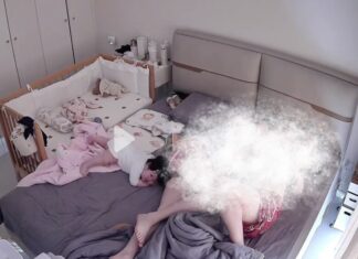 “A Narrow Escape: Baby’s Lucky Escape as Parents Sleep Unaware”