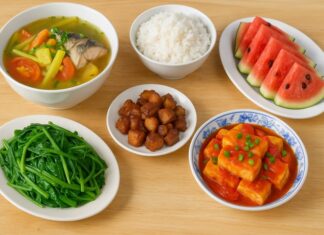 Summer Feast Suggestion: A Cooling Menu for a Family of Four, All Under $10 (USD)