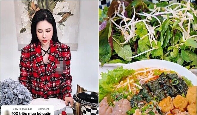 “Beauty Queen Serves Up a Storm: Whipping Up a $100,000 Outfit and a $50 Bowl of Bun Rieu, but Is It Worth the Effort?”