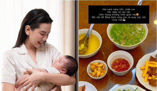“TV Host Mai Ngọc Shares Her ‘Morning to Night’ Meals Despite a Busy Schedule Caring for Her Young Child, Offering Delicious Alternatives for Hot Summer Days”