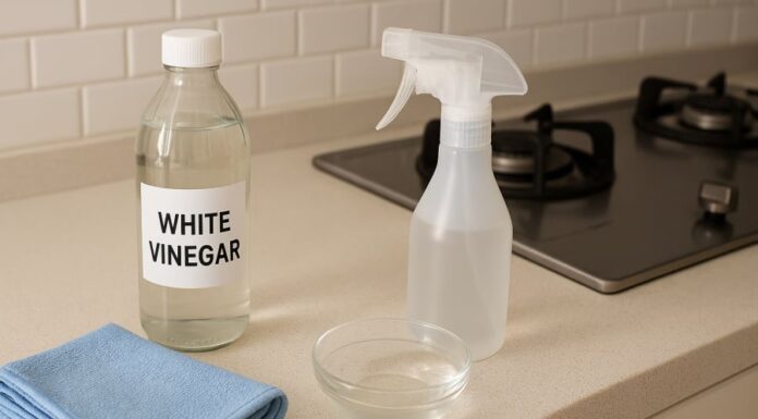 The Magic Ingredient for a Sparkling Clean Gas Stove: White Vinegar!