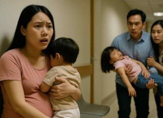 “A Father’s Desperate Dash: Racing Against Time in the Hospital Hallway”