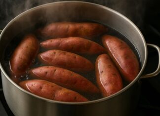 The Ultimate Guide to Perfectly Boiled Sweet Potatoes: A Tasty Treat with an Intact Skin!