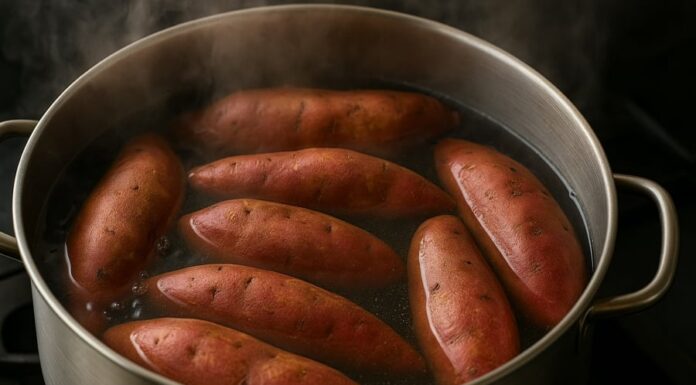 The Ultimate Guide to Perfectly Boiled Sweet Potatoes: A Tasty Treat with an Intact Skin!